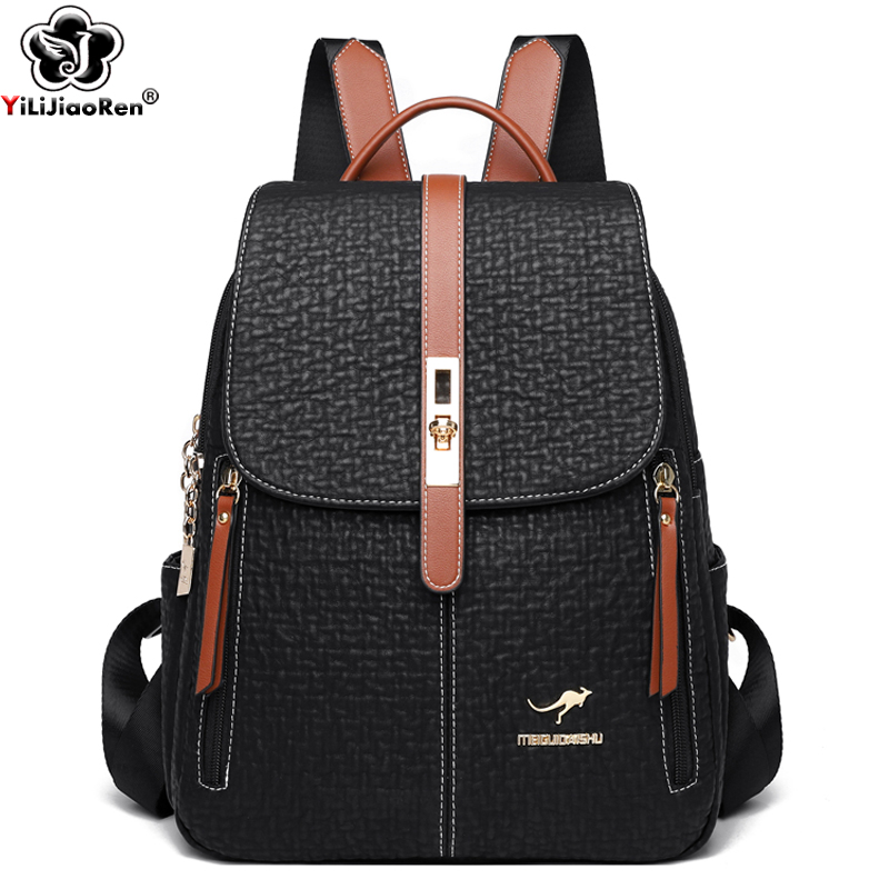 Women Bags In Sale - Fashion Backpacks Female High Quality Leather