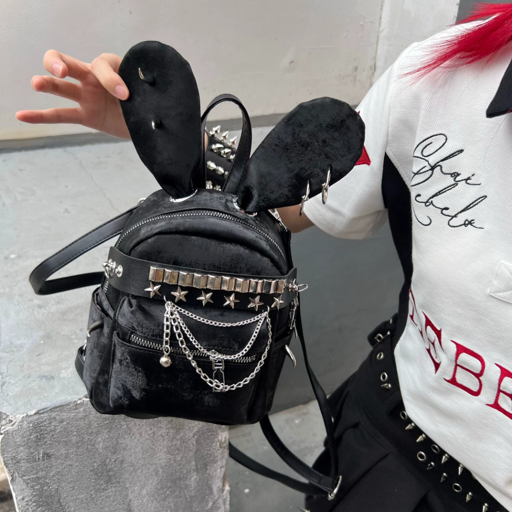 Women Bags Handmade - Original Handmade Punk Dark Subculture Rabbit