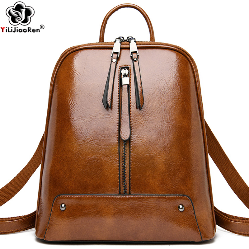 Women Bags In Sale - Women Leather Backpack Fashion Backpack Purse