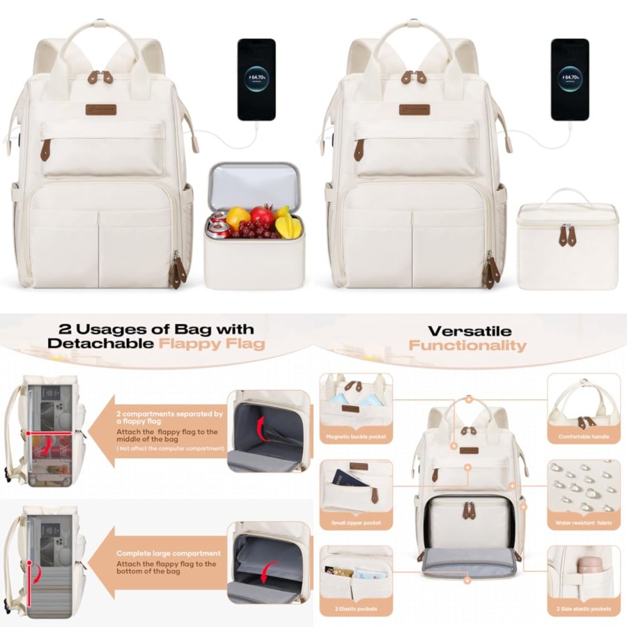 Women Bags For Work - Travel Backpack for Women Men, Laptop