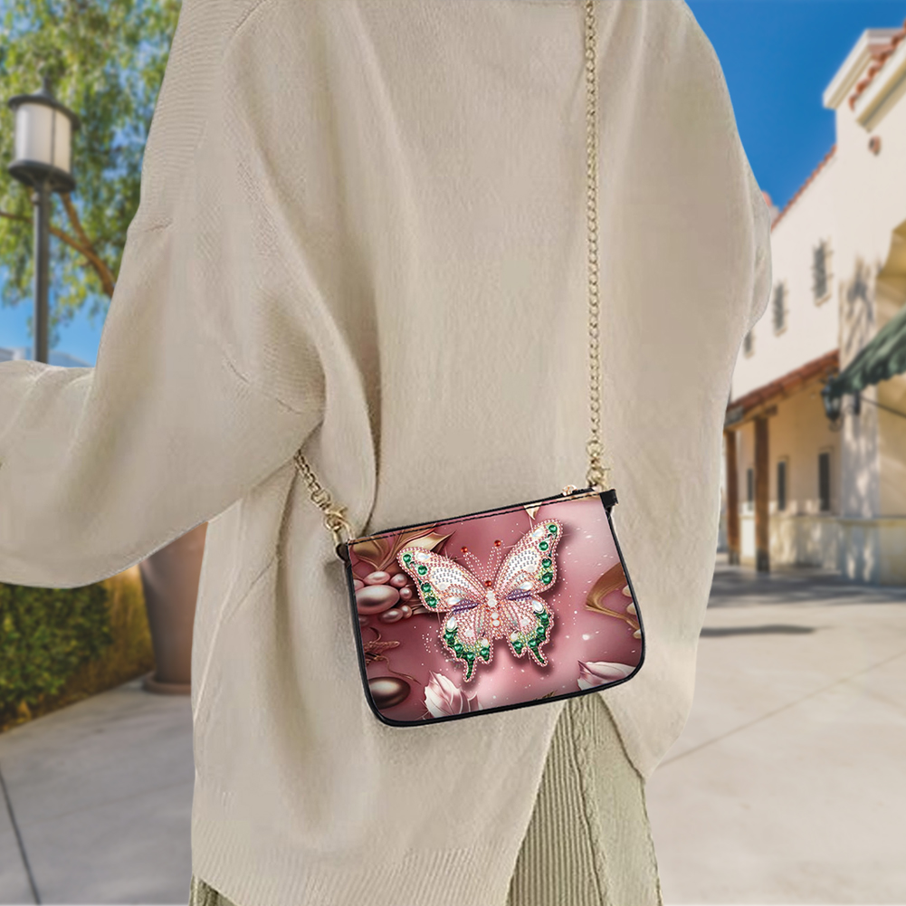 Women Bags Handmade - Special Shape Flower Puppy Diamond Painting