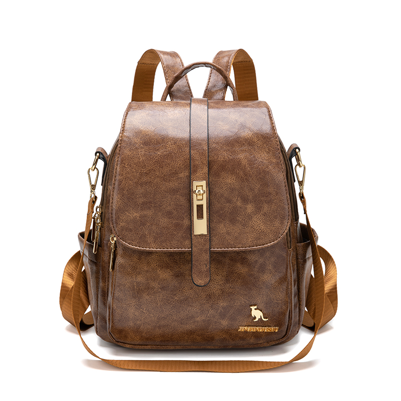 Women Bags In Sale - College Women Backpacks Designer Soft Leather