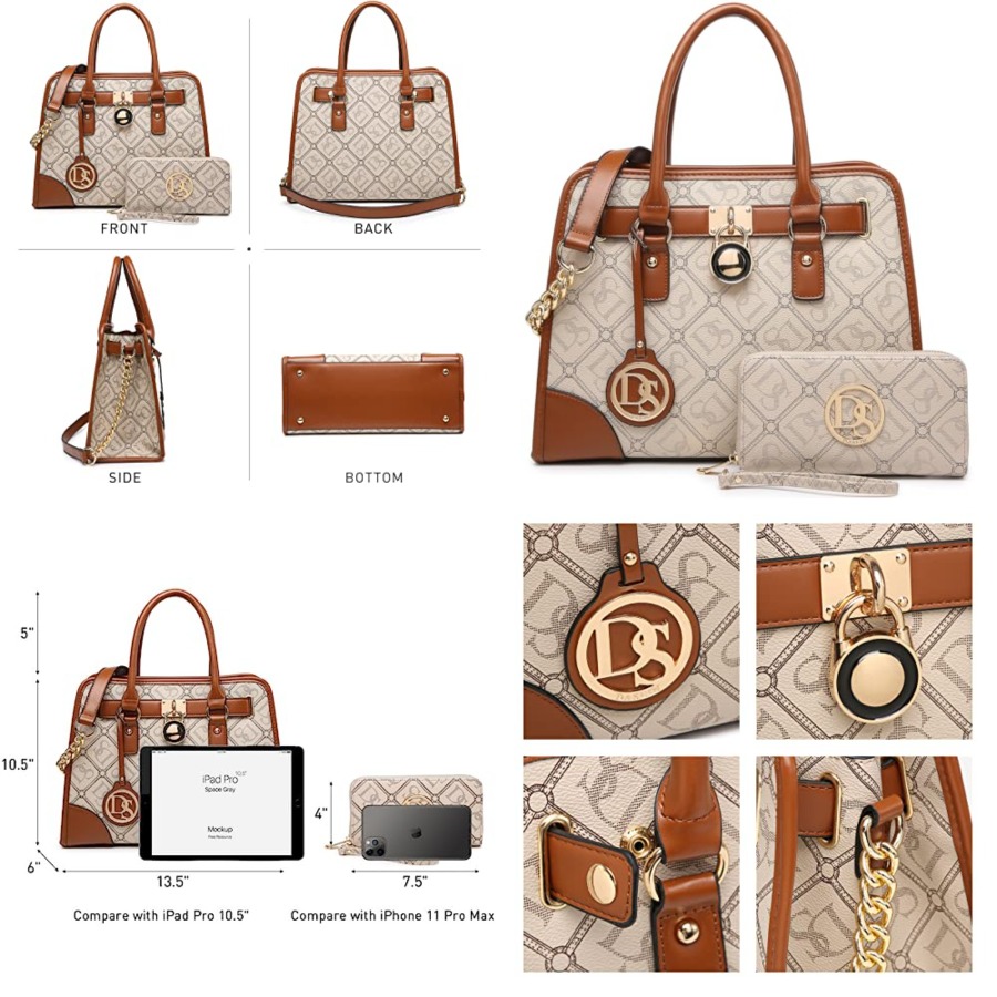 Women Bags For Work - Dasein Women Handbags Top Handle Satchel