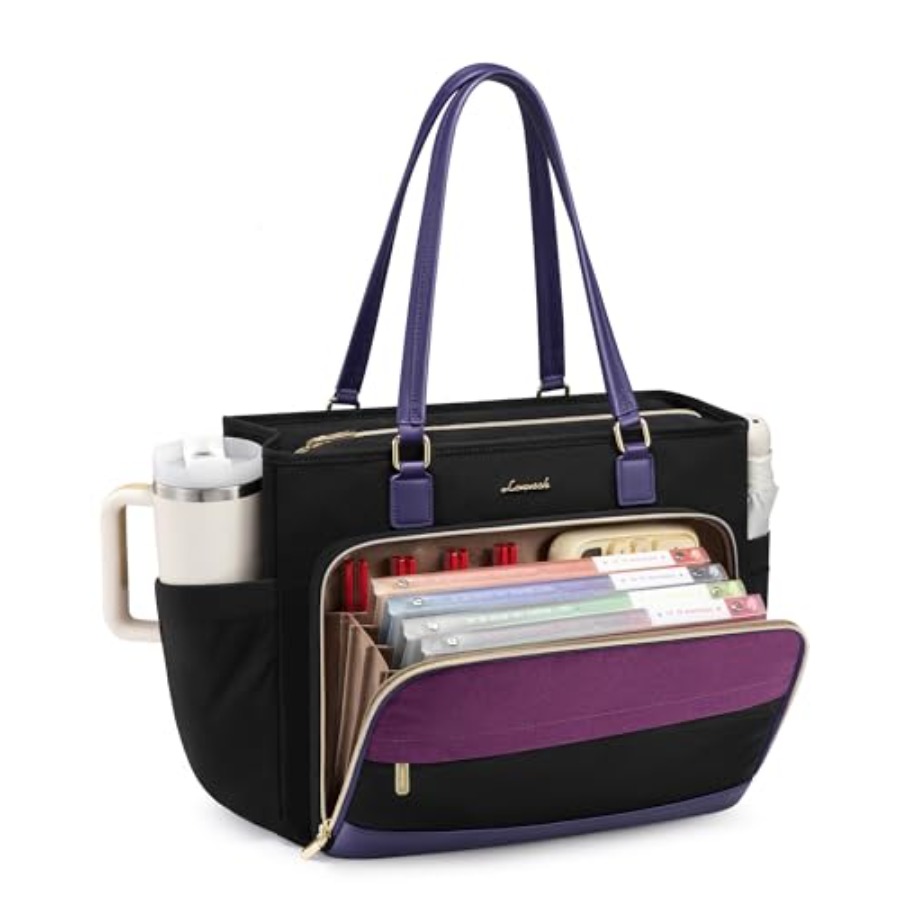 Women Bags For Work - LOVEVOOK Teacher Tote Bag, Laptop Bag
