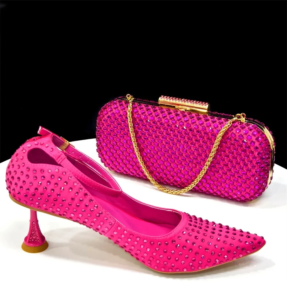 Women Bags 2026 - 2026 Chic Fuchsia Color Women's Heels