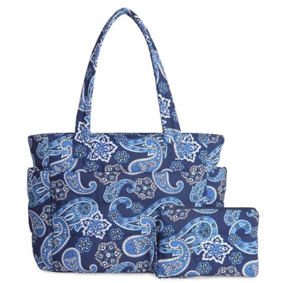 Women Bags For Work - TOPDesign Puffer Tote Bag for Women,