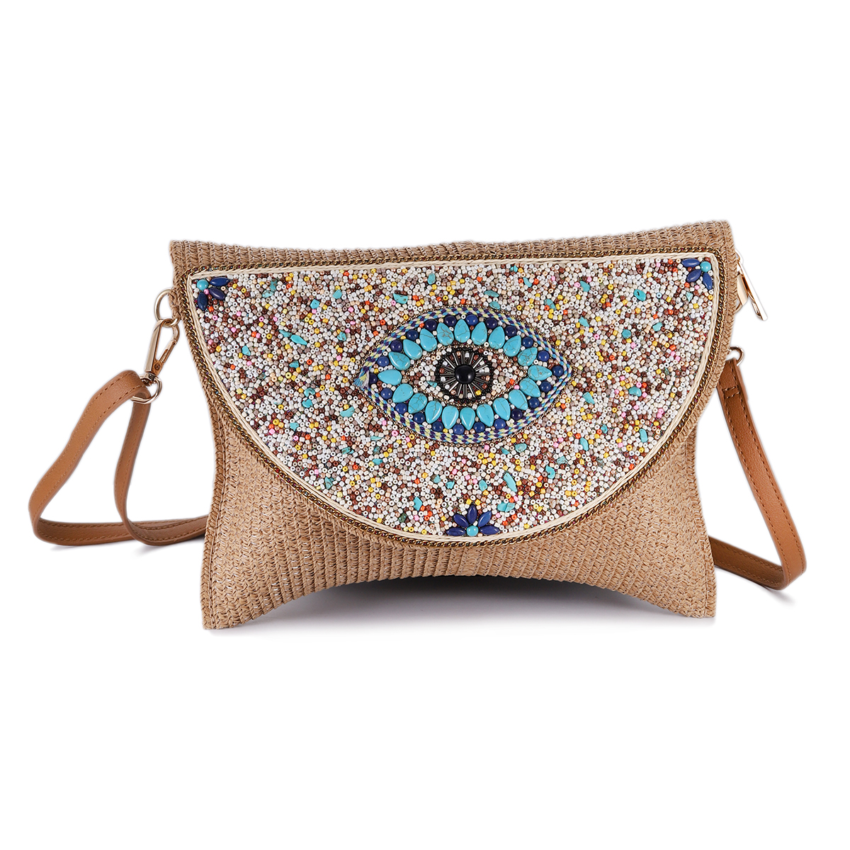 Bohemian Evil Eye Embroidered  - Women Bags Handmade 리뷰 및 가격