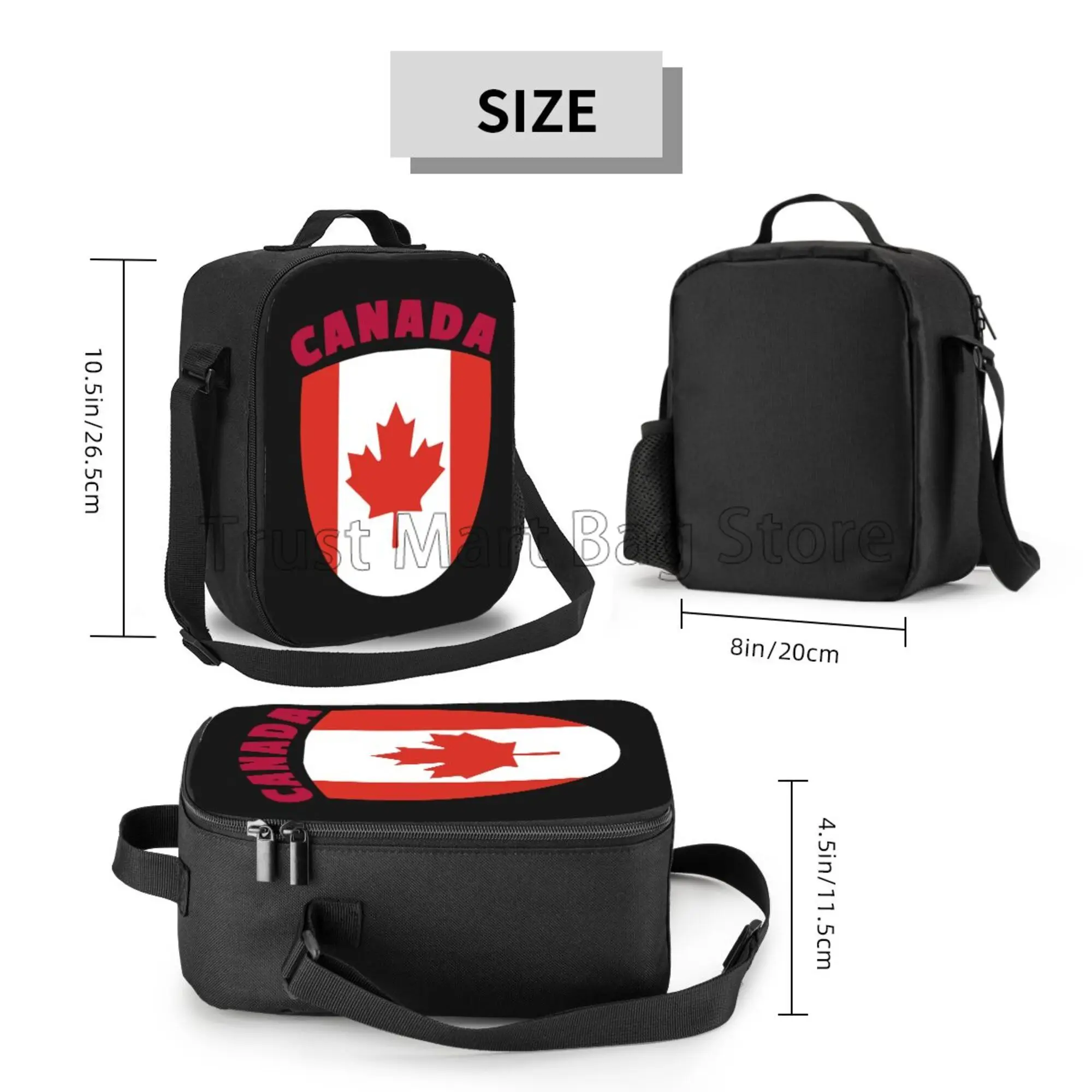 Canada Flag Print Lunch Bags f - Women Bags Canada 리뷰 및 가격