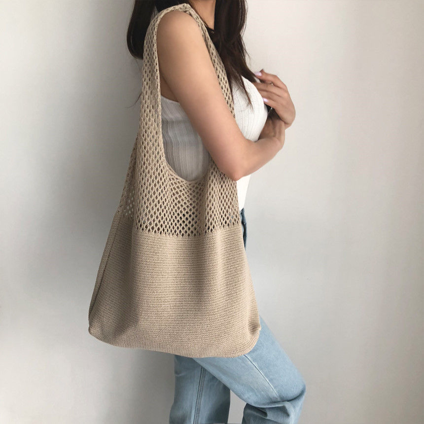 New Trend Women's Bag Crochet  - Crochet Market Bag 리뷰 및 가격