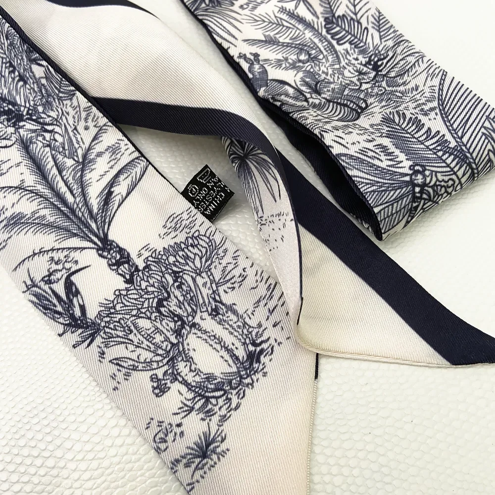 Extended Ribbon Scarf, Silk Ha - Women Bags Handmade 리뷰 및 가격