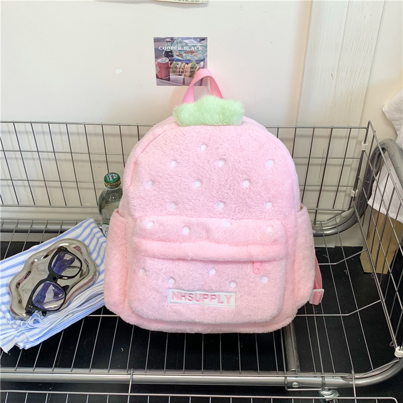 Plush Strawberry Classic Solid - Women Bags In Sale 리뷰 및 가격