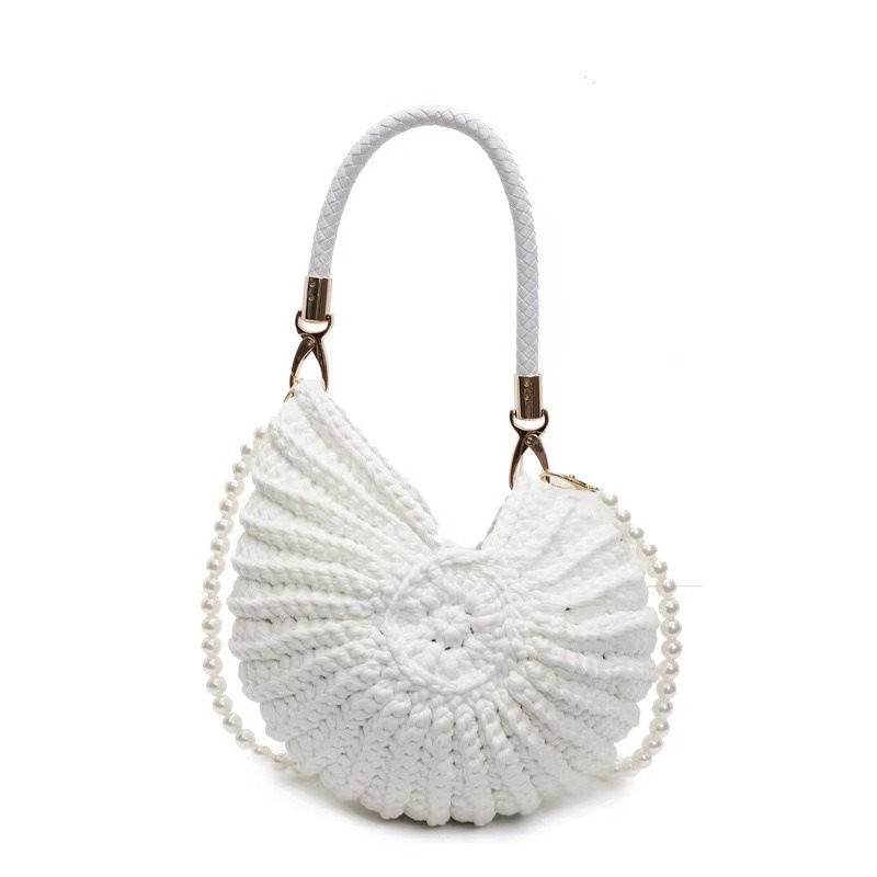 Creative Conch Shaped Crochet  - Women Bags Handmade 리뷰 및 가격
