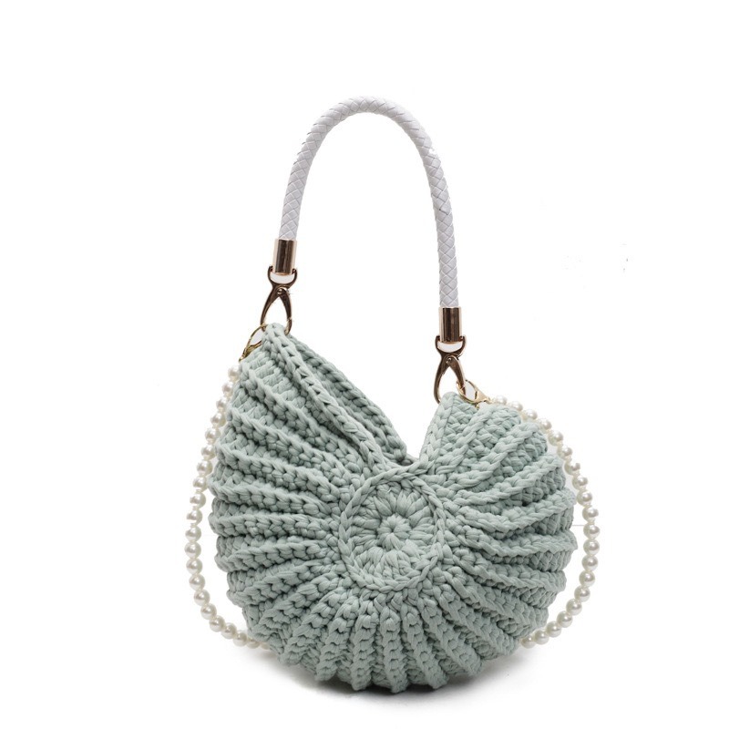 Creative Conch Shaped Crochet  - Women Bags Handmade 리뷰 및 가격