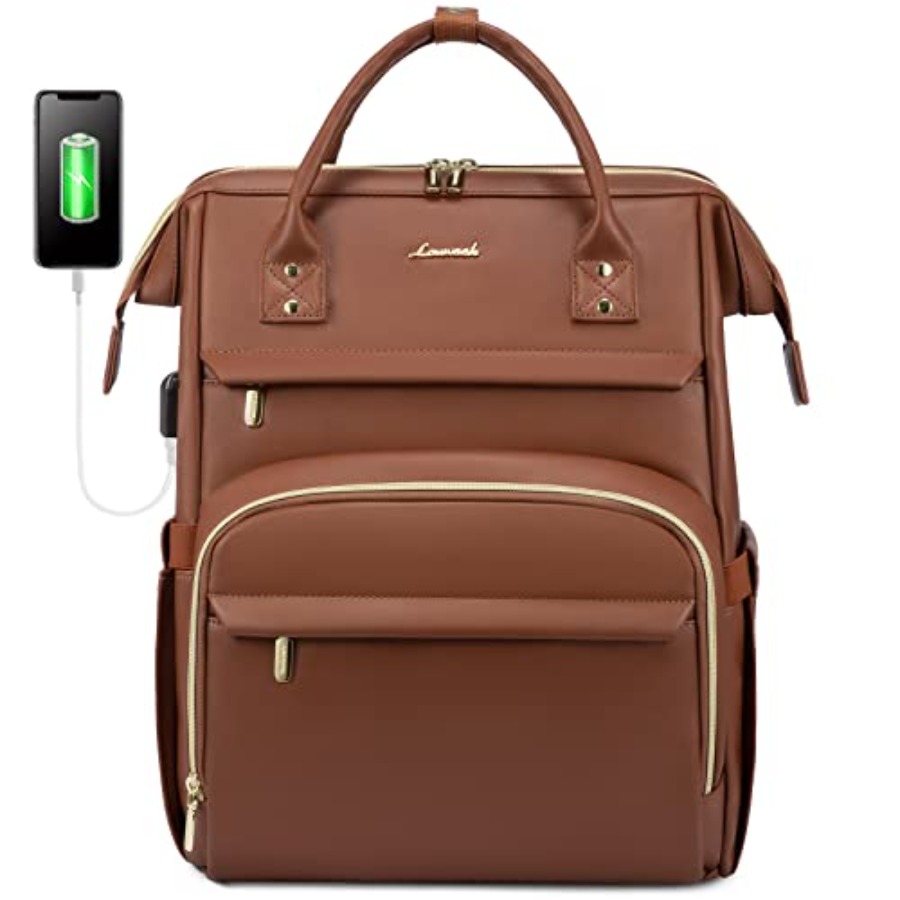Leather Laptop Backpack for Wo - Women Bags For Work 리뷰 및 가격