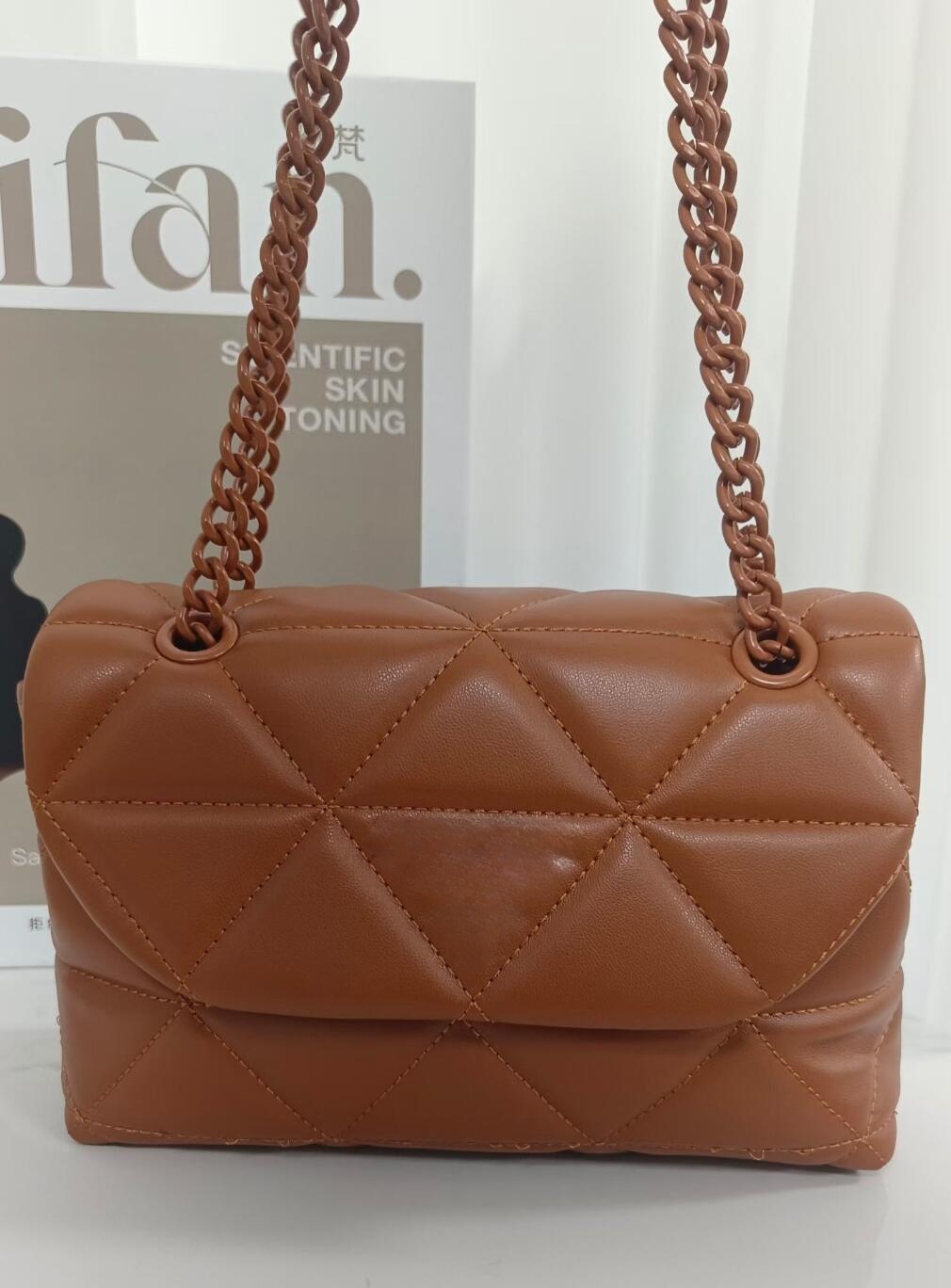 Designer Inspired Dark Brown L - Women Bags Prada 리뷰 및 가격