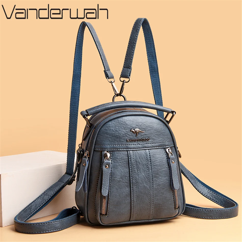 4 In 1 Leather Backpacks Multi - Women Bags In Sale 리뷰 및 가격