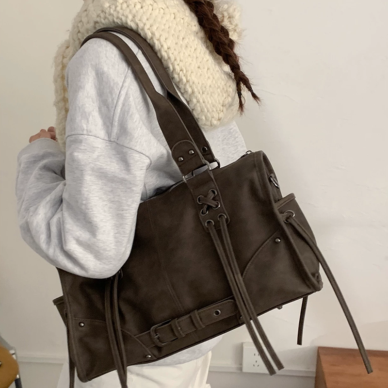 Retro Women's Motorcycle Handb - Women Bags High End Brands 리뷰 및 가격