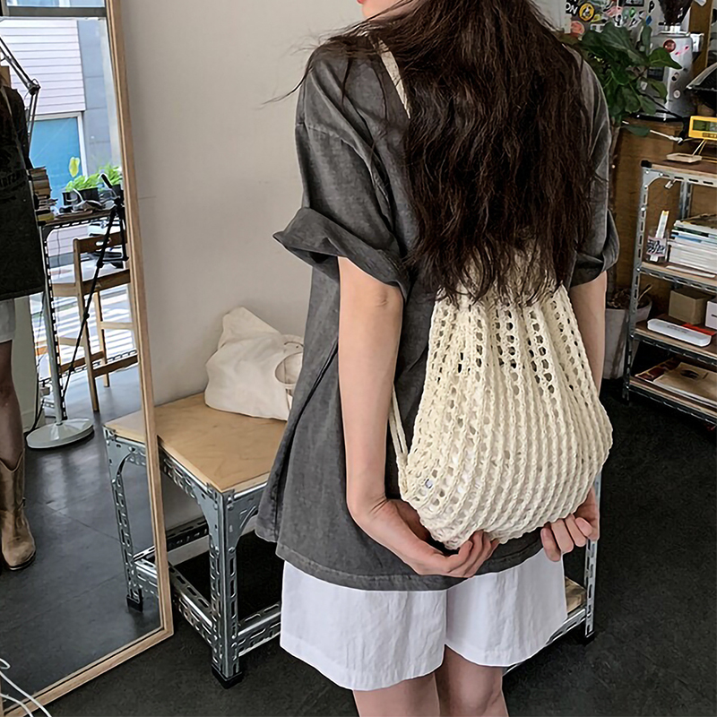 Fashion Women Hollow Woven Sho - Crochet Market Bag 리뷰 및 가격