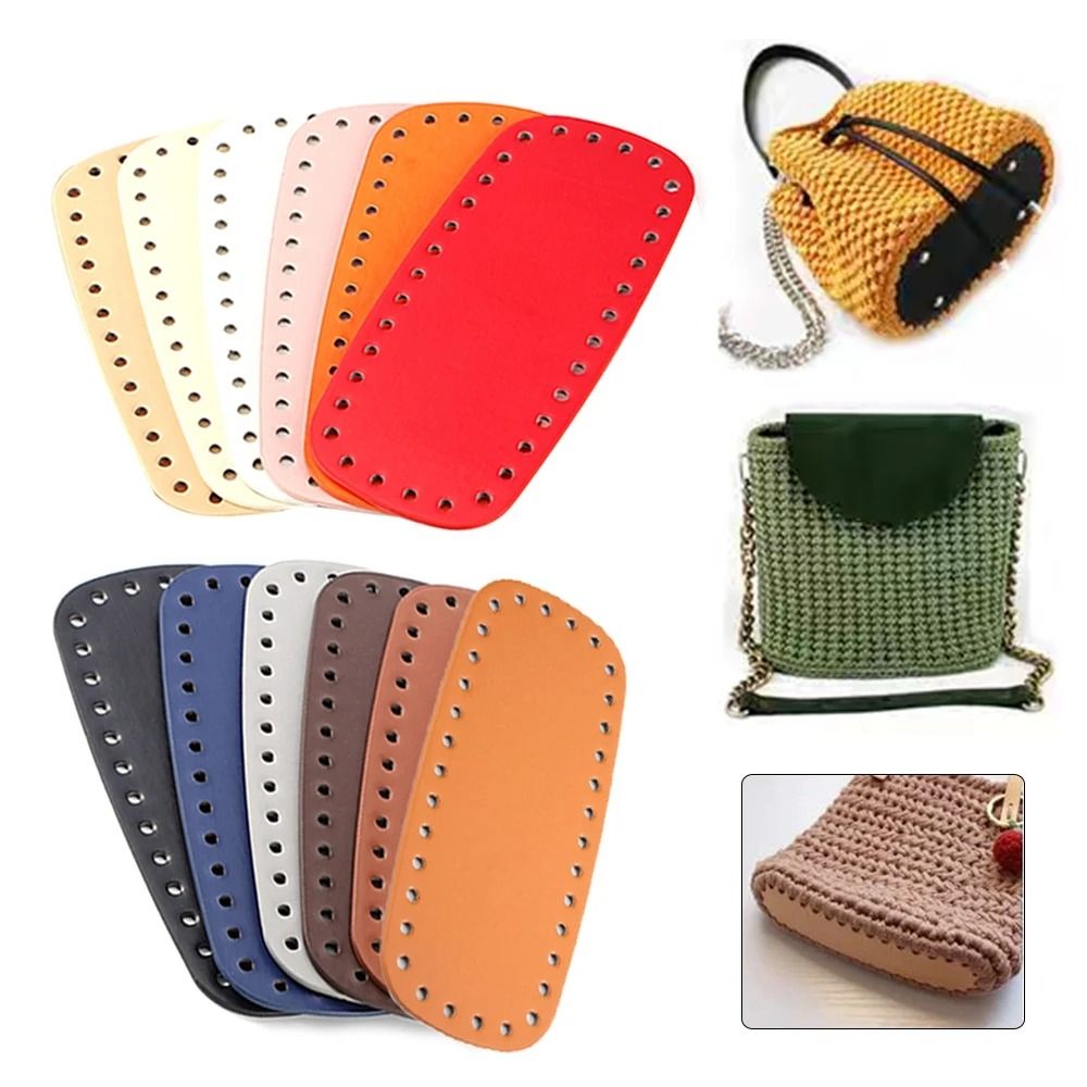 Portable PU Leather Crochet Ba - Crochet Market Bag 리뷰 및 가격