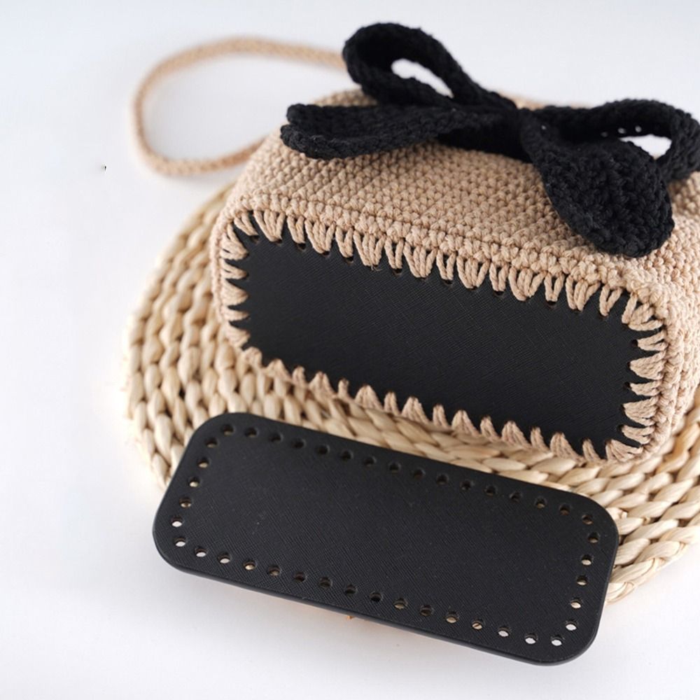 Portable PU Leather Crochet Ba - Crochet Market Bag 리뷰 및 가격
