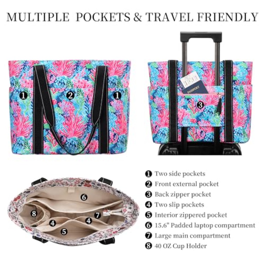 Tote Bag for Women with Laptop - Women Bags For Work 리뷰 및 가격