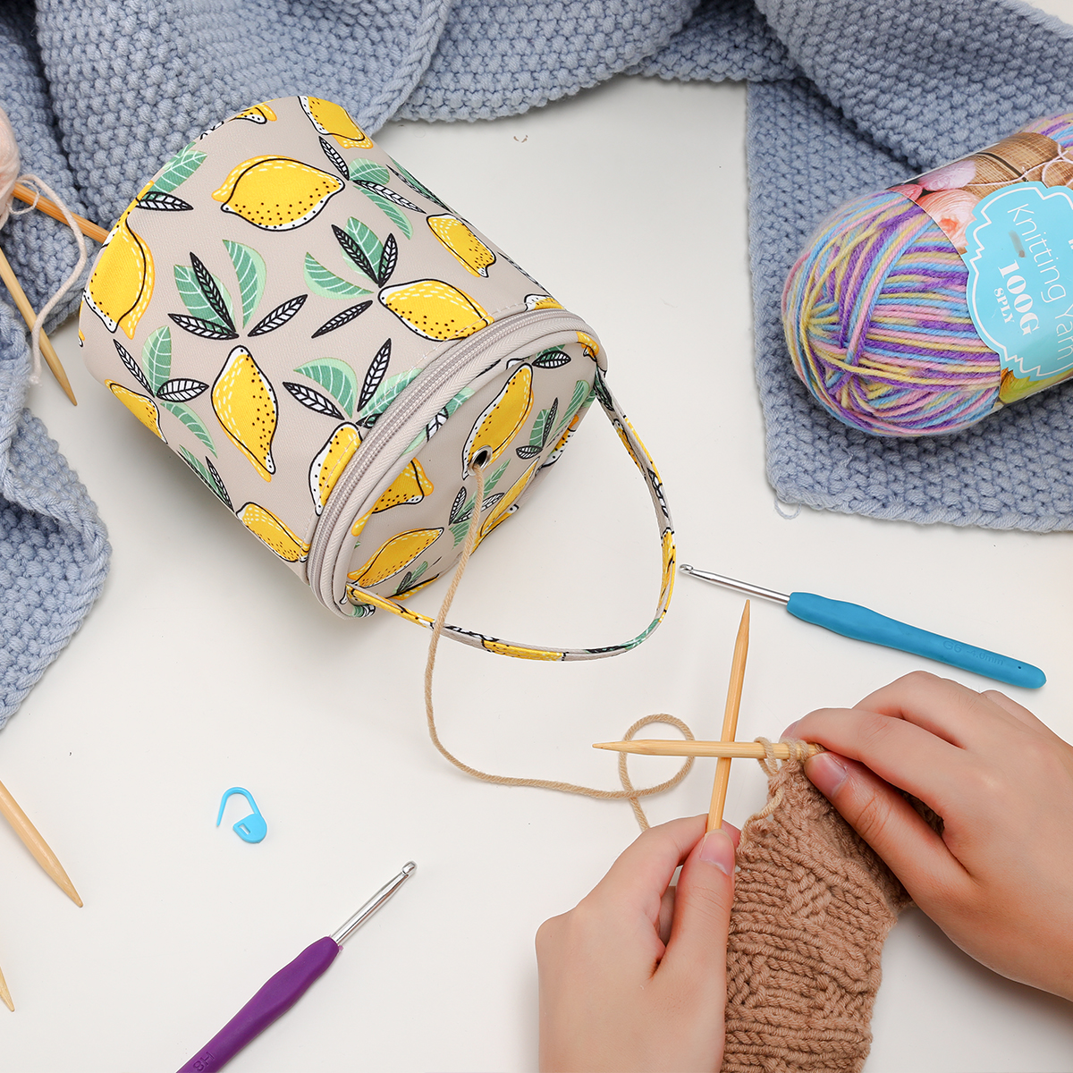 Empty Small Yarn Storage Bag L - Crochet Market Bag 리뷰 및 가격
