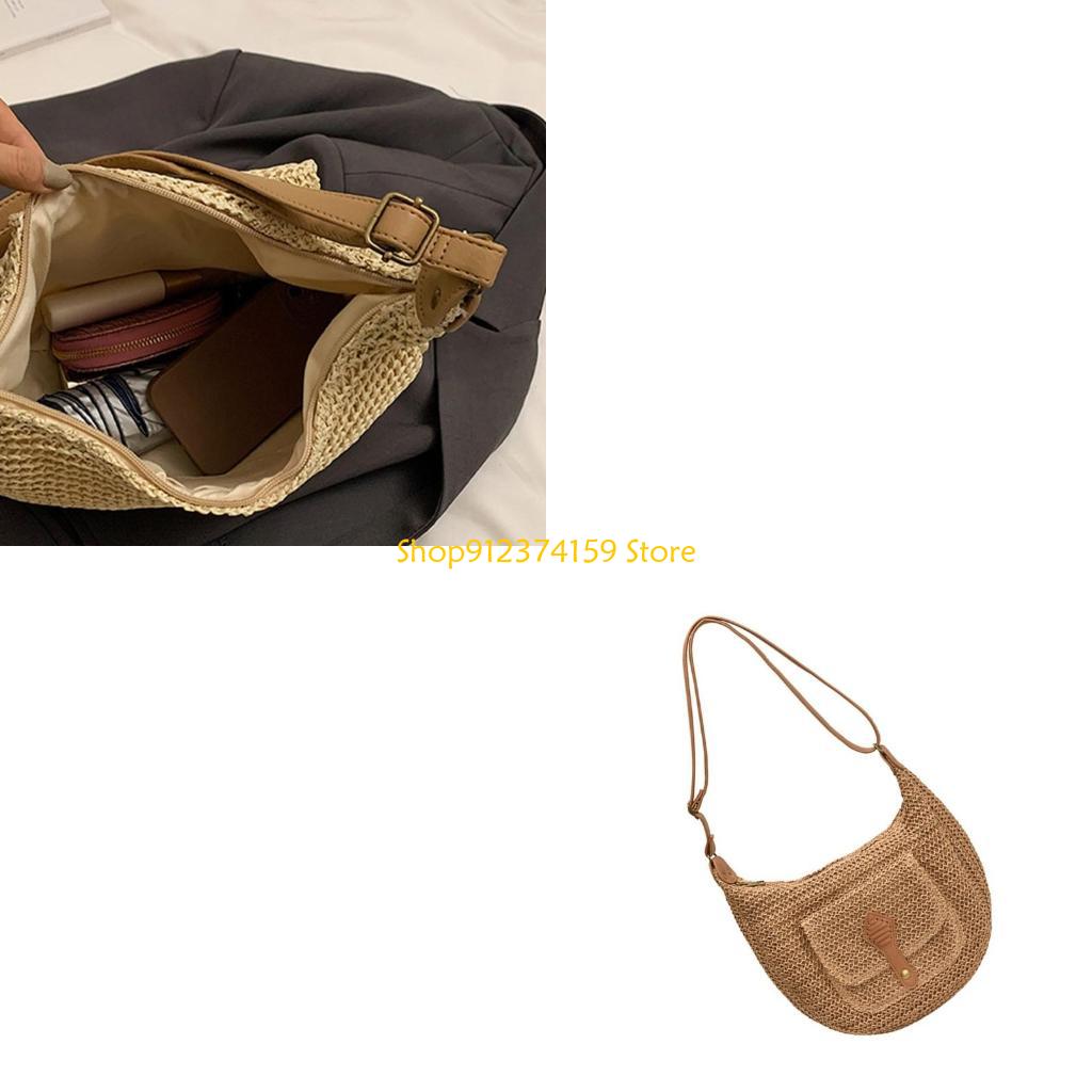 G5AE Women Straw Beach Bag Sim - Women Bags Handmade 리뷰 및 가격