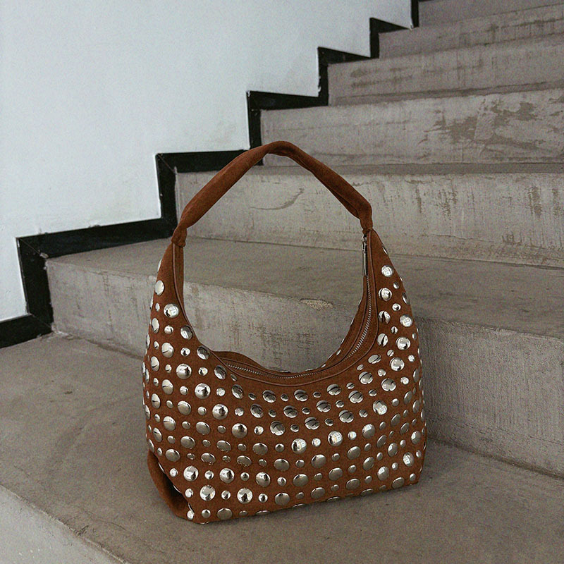 New high-end Leather Rivet Buc - Women Bags High End Brands 리뷰 및 가격