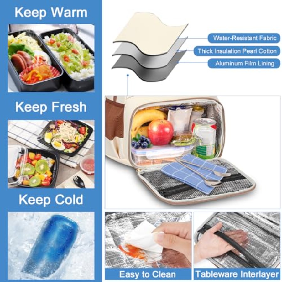Backpack Lunch Bag for Women,  - Women Bags For Work 리뷰 및 가격
