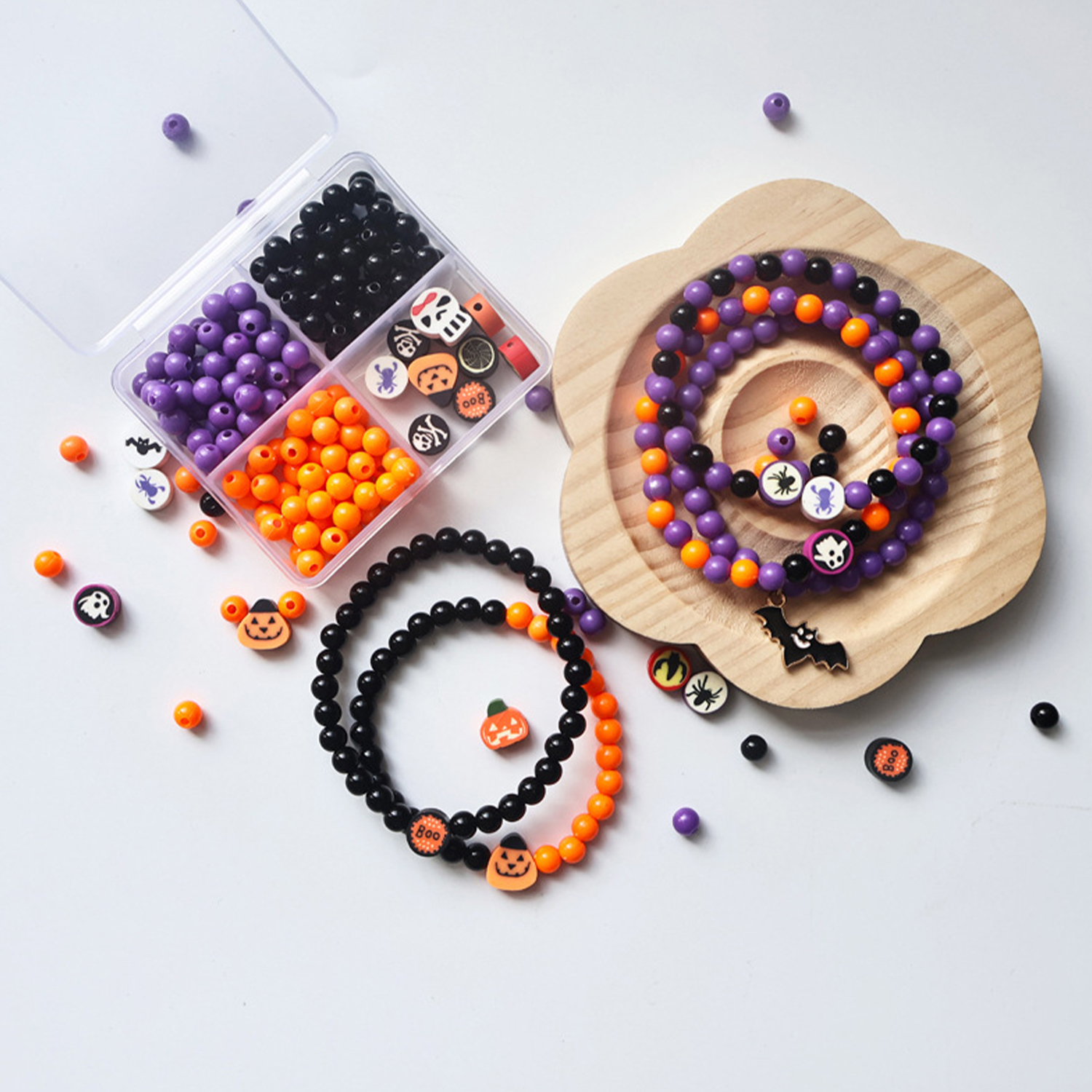 Halloween 4 grid beading set,  - Women Bags Handmade 리뷰 및 가격