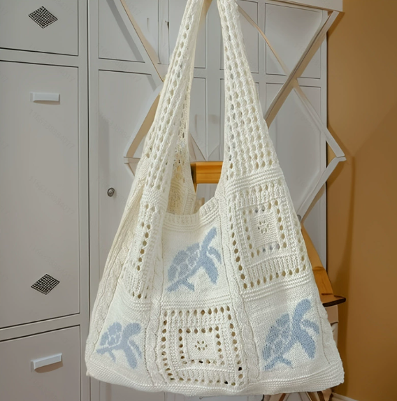 1Pc Sea Turtle Crochet Hollow  - Crochet Market Bag 리뷰 및 가격