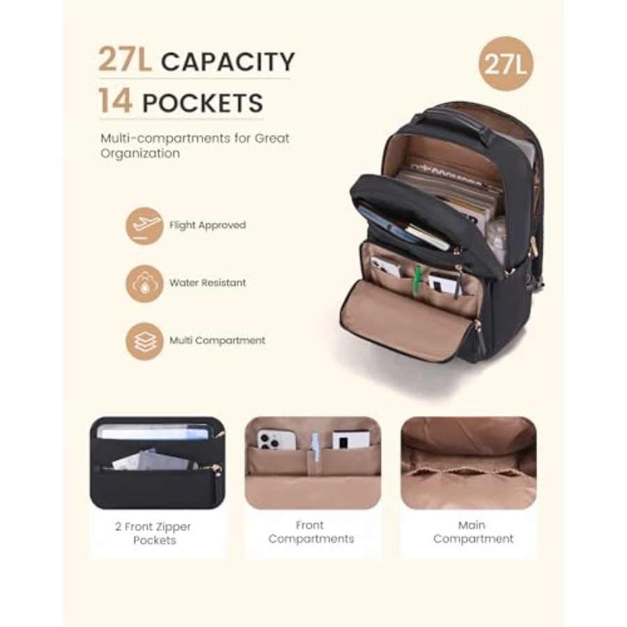 Laptop Backpack for Women with - Women Bags For Work 리뷰 및 가격