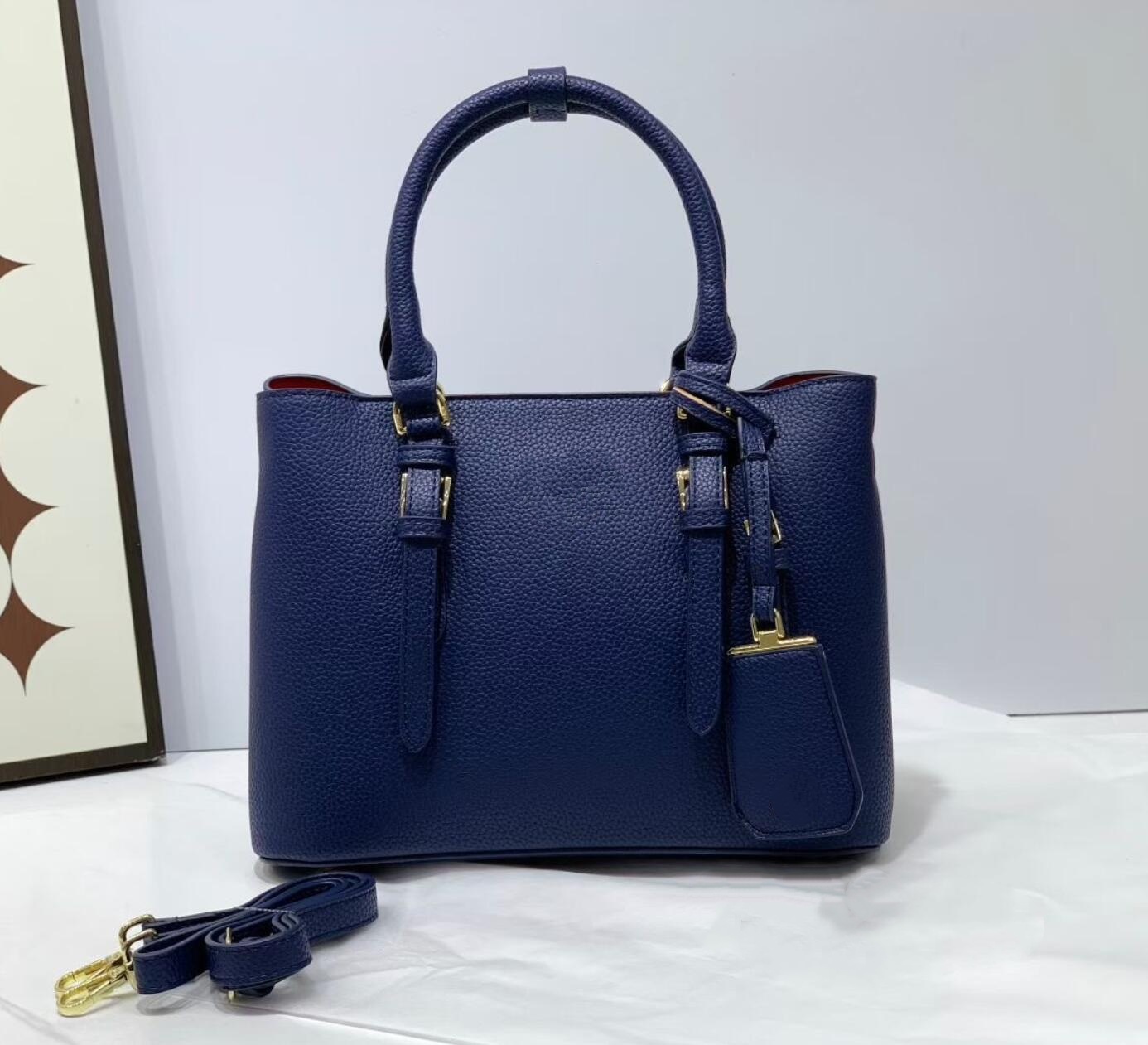 Black Leather Top Handle Tote  - Women Bags Prada 리뷰 및 가격