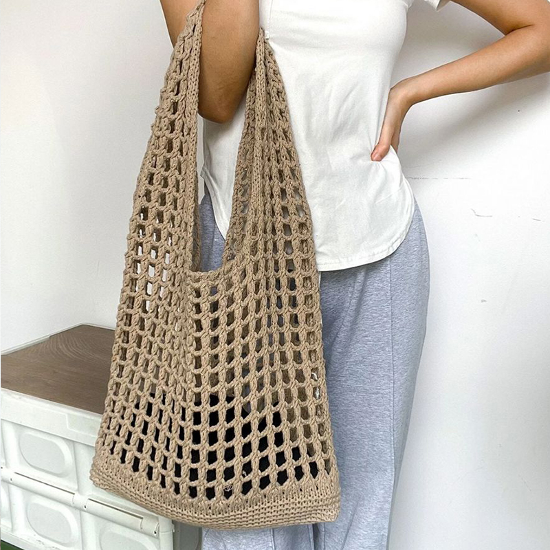 Fashion Crochet Bags for Women - Crochet Market Bag 리뷰 및 가격