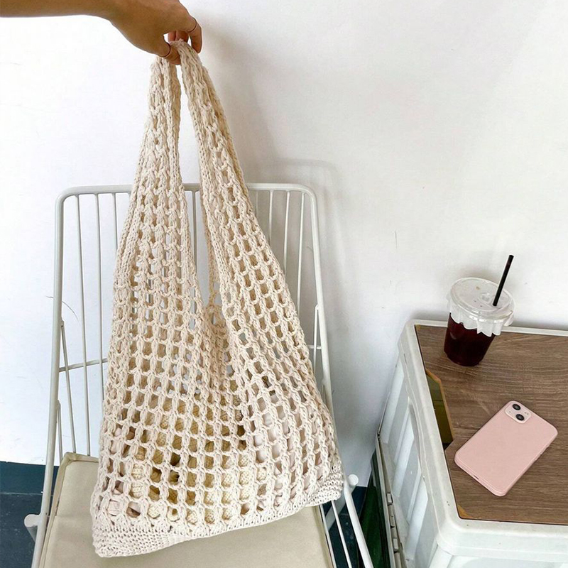 Fashion Crochet Bags for Women - Crochet Market Bag 리뷰 및 가격