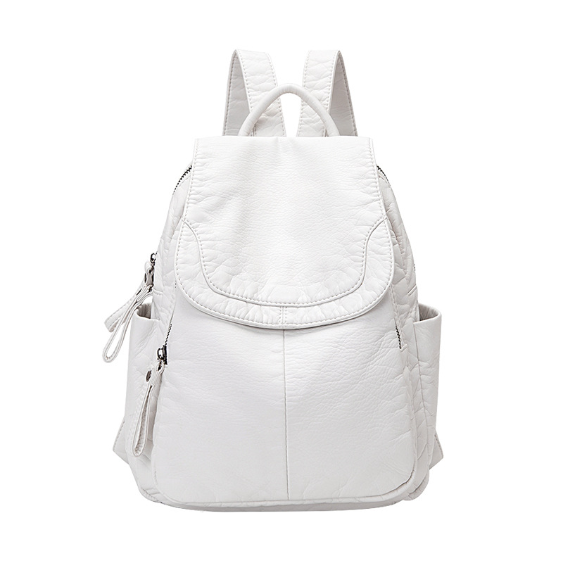 Women's Backpack White Washed  - Women Bags In Sale 리뷰 및 가격