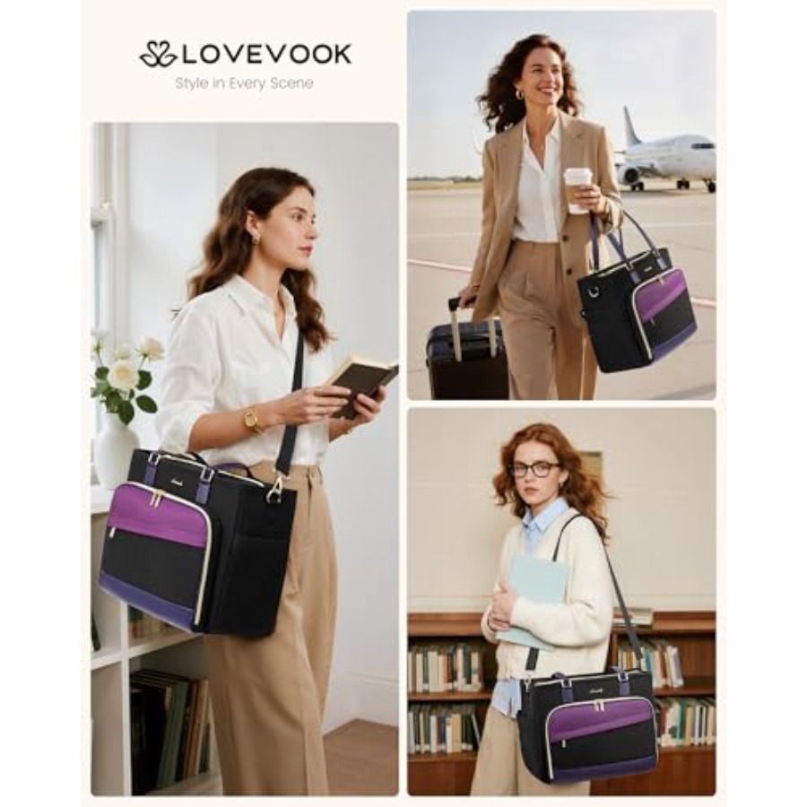 LOVEVOOK Teacher Tote Bag, Lap - Women Bags For Work 리뷰 및 가격