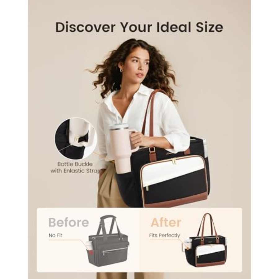 LOVEVOOK Teacher Tote Bag, Lap - Women Bags For Work 리뷰 및 가격