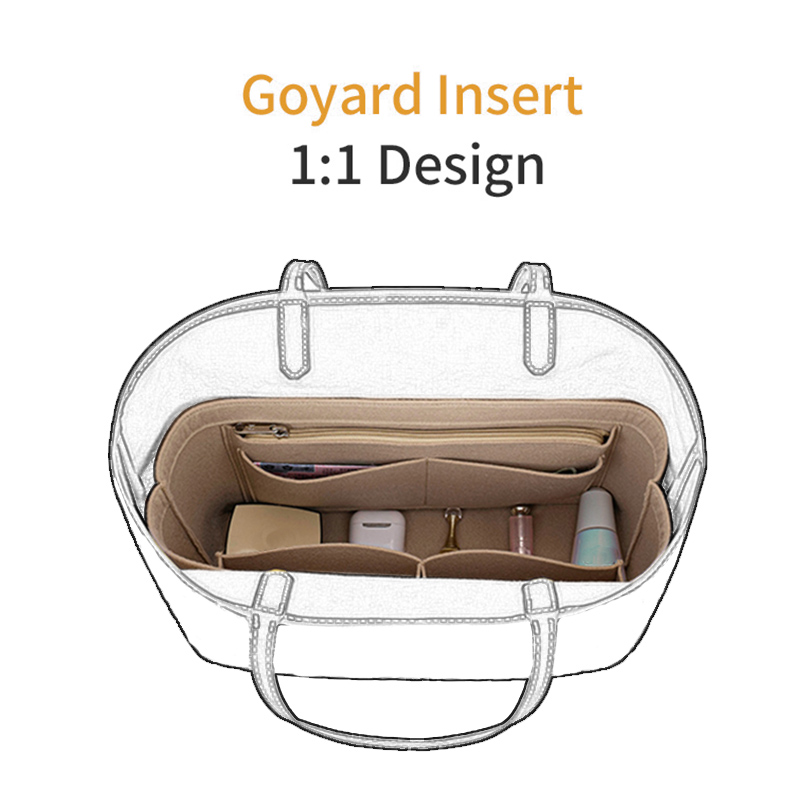 Felt Insert Bag Organizer For  - Women Bags Goyard 리뷰 및 가격