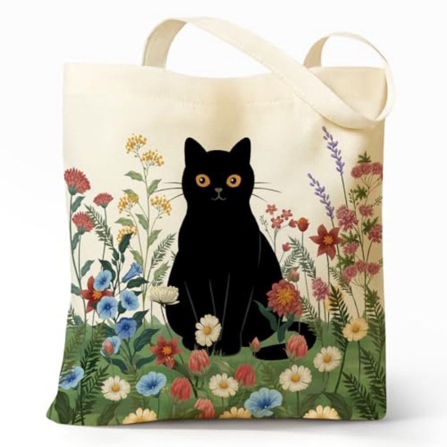 Cute Aesthetic Canvas Tote Bag - Women Bags For Work 리뷰 및 가격