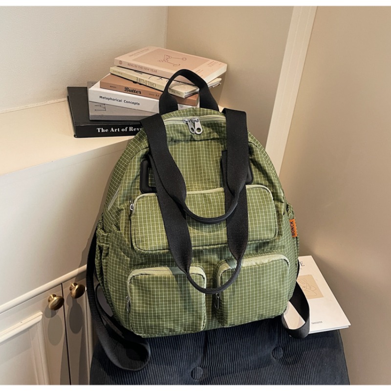 Multi-pocket Checkered Youth B - Women Bags In Sale 리뷰 및 가격