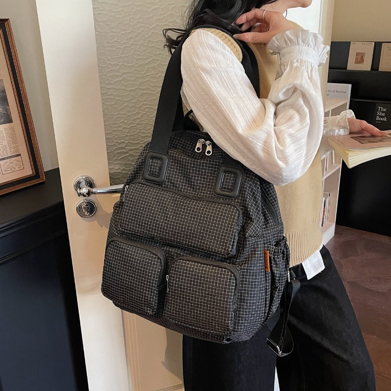 Multi-pocket Checkered Youth B - Women Bags In Sale 리뷰 및 가격