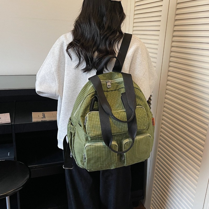 Multi-pocket Checkered Youth B - Women Bags In Sale 리뷰 및 가격