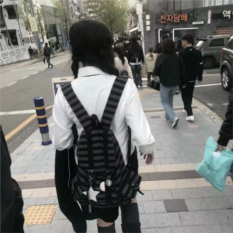 Harajuku Vintage Backpack Wome - Women Bags Medium Size 리뷰 및 가격