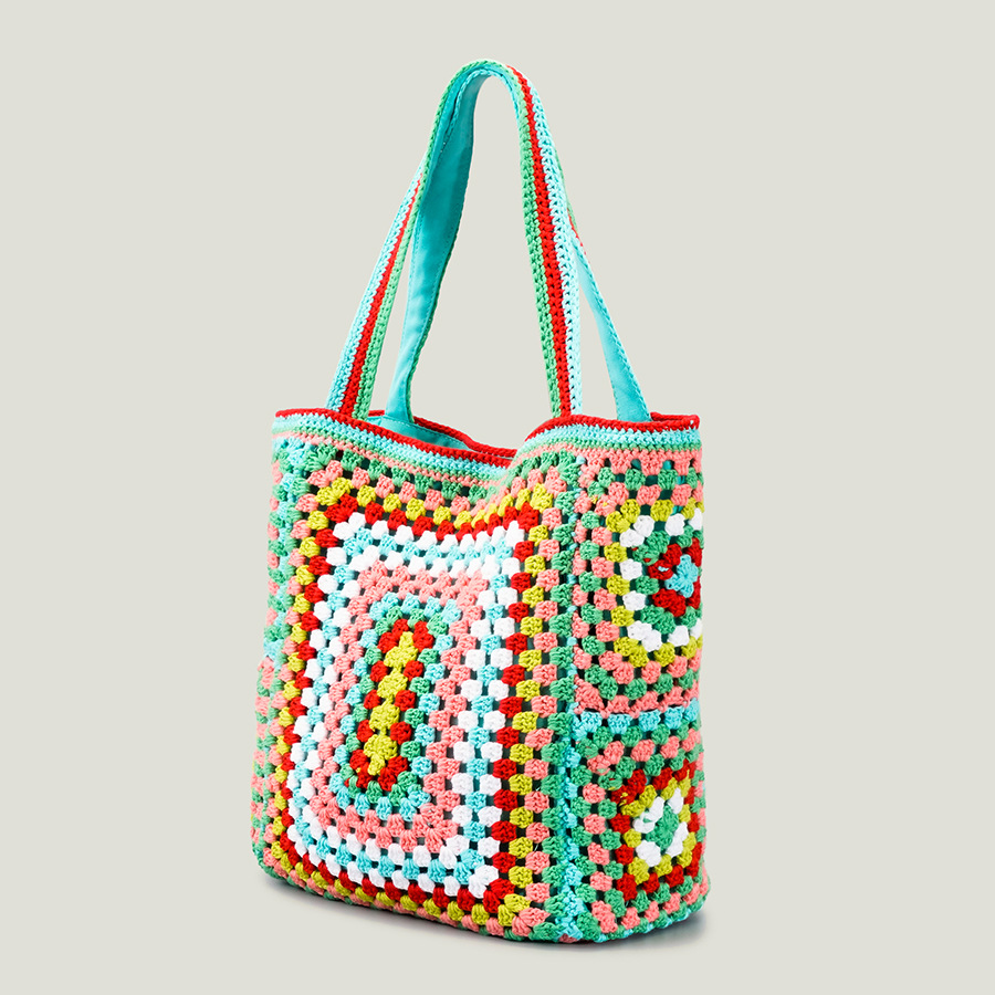 Bohemian Paisley Crochet Women - Crochet Market Bag 리뷰 및 가격