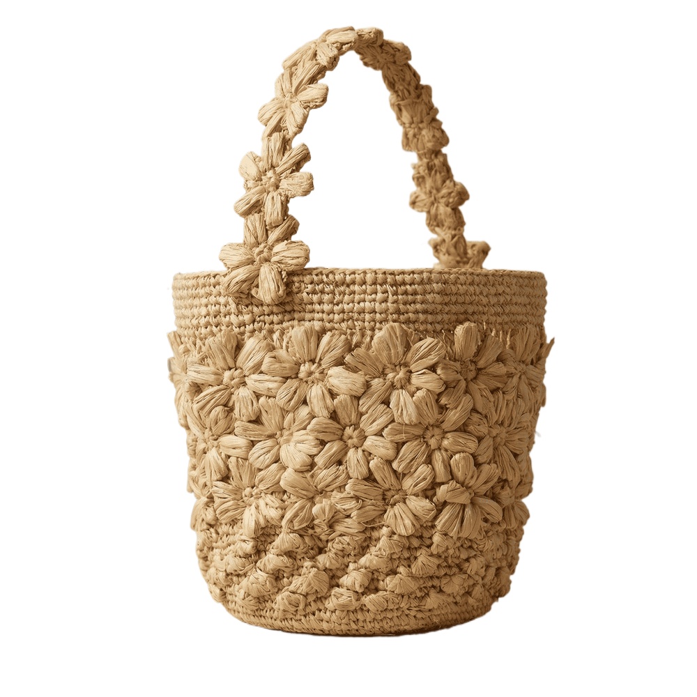 Women Summer Raffia Woven Buck - Women Bags Handmade 리뷰 및 가격