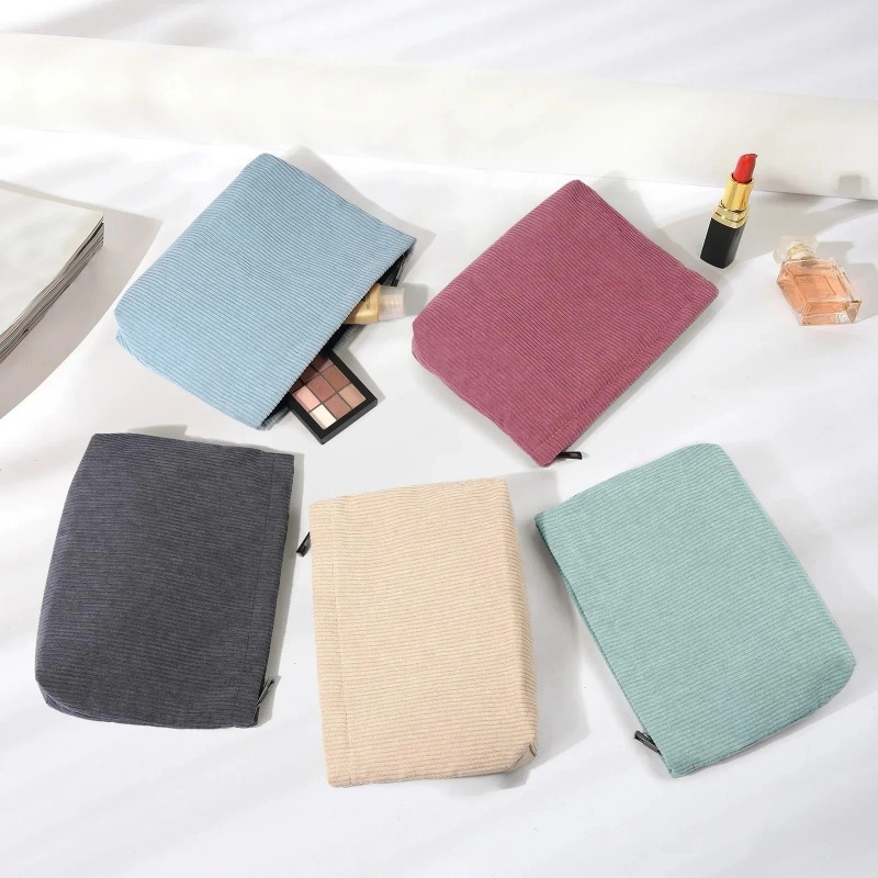 Corduroy Travel Cosmetic Bag P - Women Bags Medium Size 리뷰 및 가격