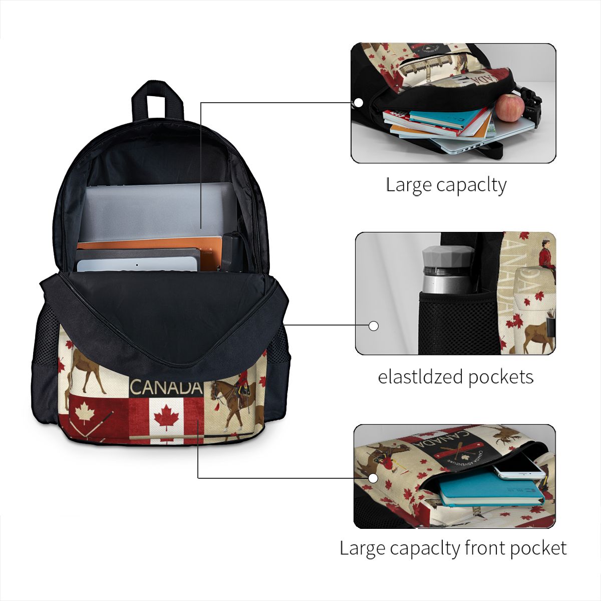 Canada Flag National Culture B - Women Bags Canada 리뷰 및 가격