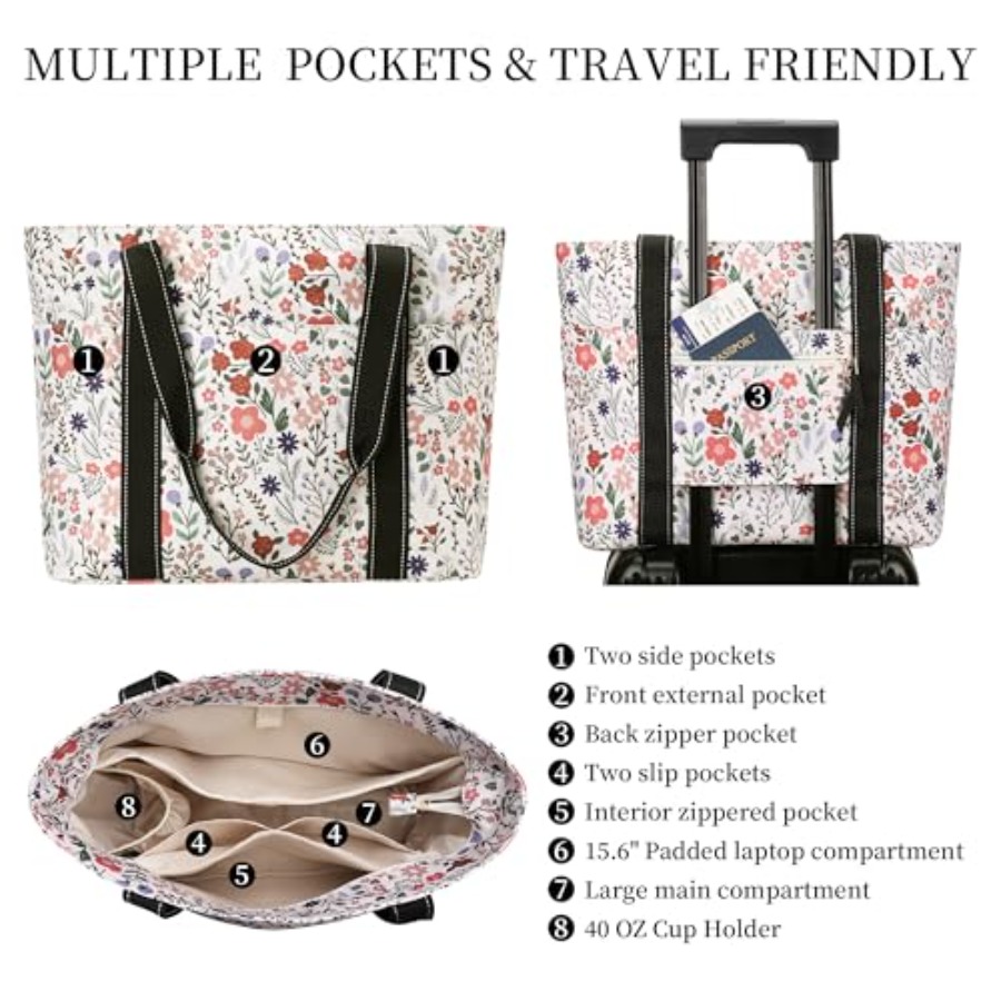 Tote Bag for Women with Laptop - Women Bags For Work 리뷰 및 가격