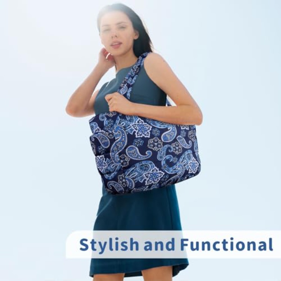 TOPDesign Puffer Tote Bag for  - Women Bags For Work 리뷰 및 가격